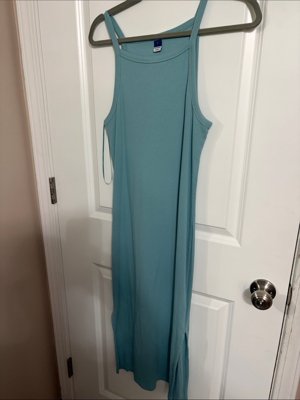 Old Navy Teal Sleeveless Maxi Dress